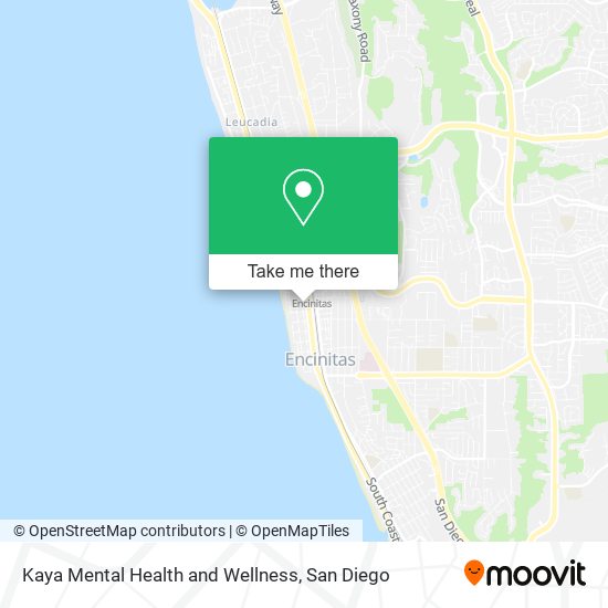Kaya Mental Health and Wellness map