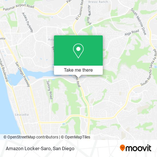 Amazon Locker-Saro map