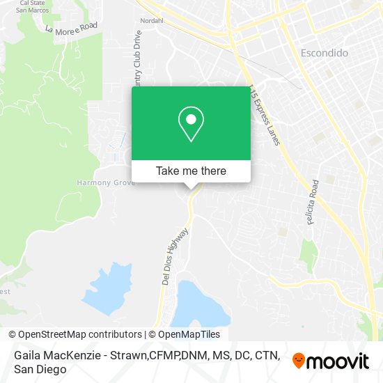 Gaila MacKenzie - Strawn,CFMP,DNM, MS, DC, CTN map