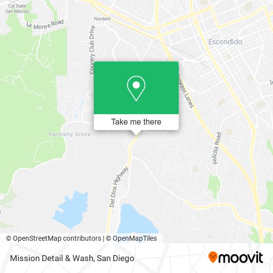 Mapa de Mission Detail & Wash