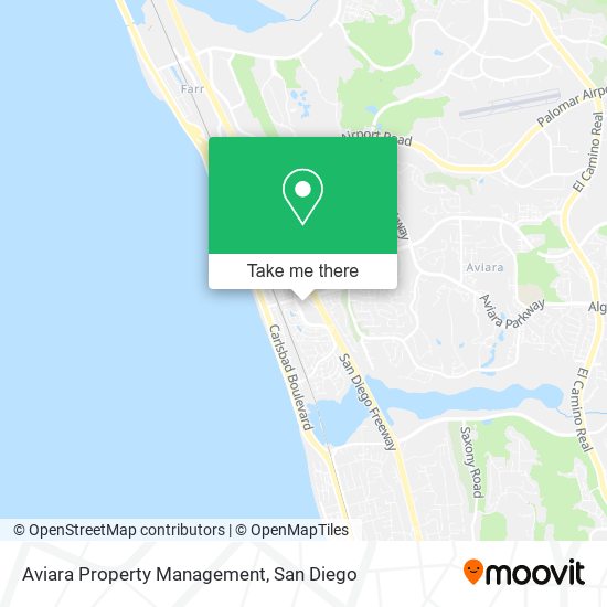 Aviara Property Management map