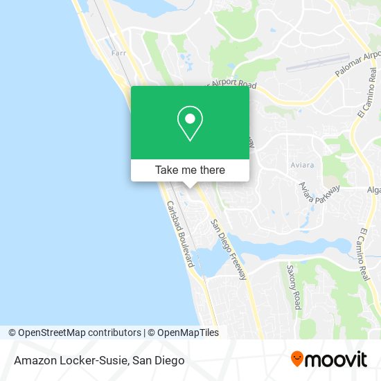 Mapa de Amazon Locker-Susie