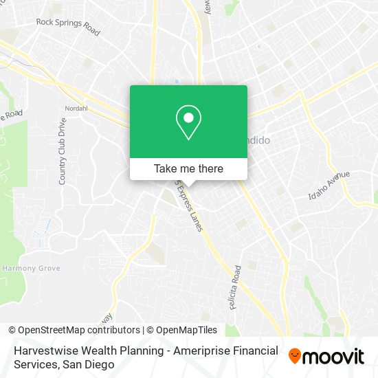 Harvestwise Wealth Planning - Ameriprise Financial Services map