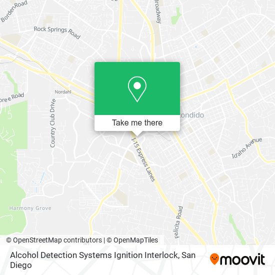 Mapa de Alcohol Detection Systems Ignition Interlock