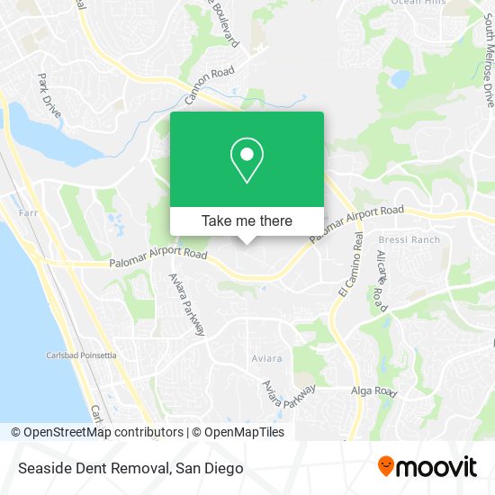 Seaside Dent Removal map