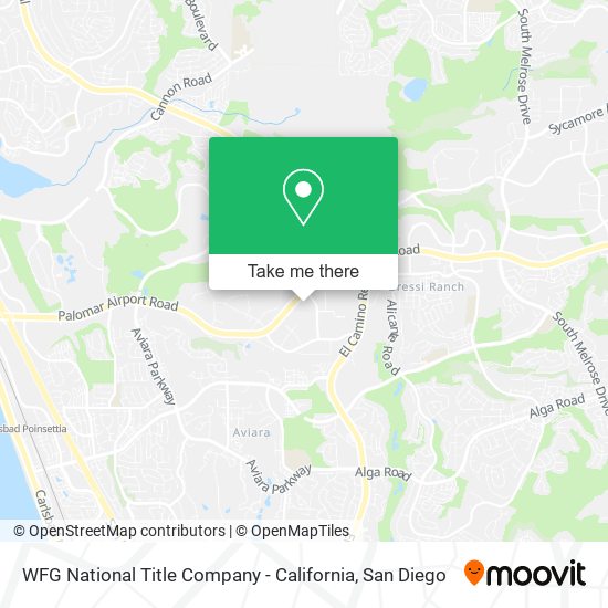 WFG National Title Company - California map