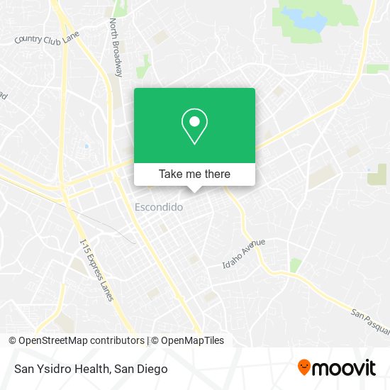 San Ysidro Health map