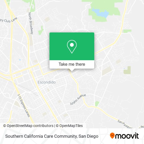 Mapa de Southern California Care Community