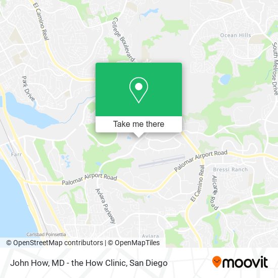 John How, MD - the How Clinic map
