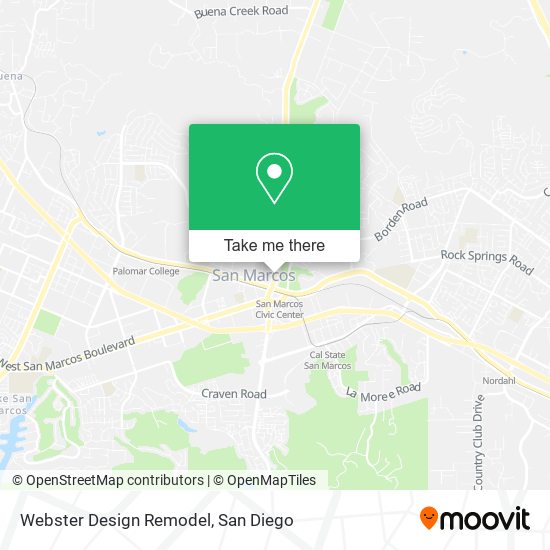 Webster Design Remodel map