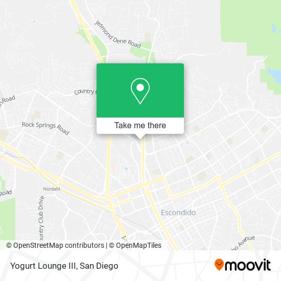 Mapa de Yogurt Lounge III