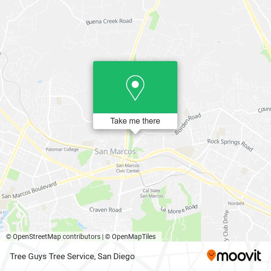 Mapa de Tree Guys Tree Service