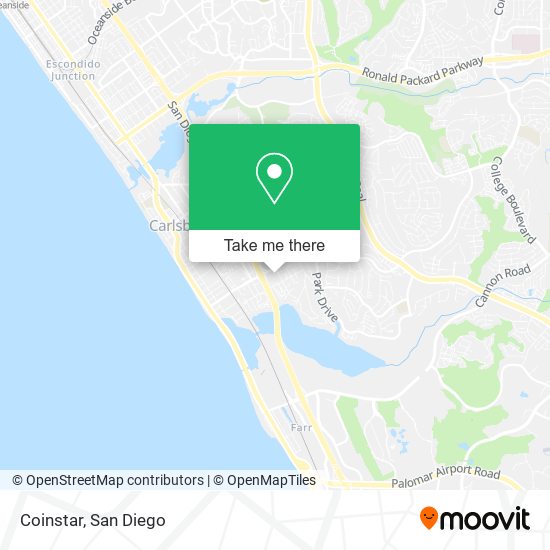Mapa de Coinstar