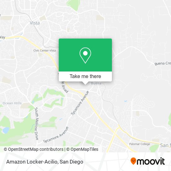 Amazon Locker-Acilio map