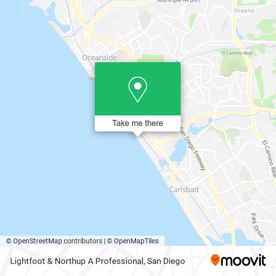 Mapa de Lightfoot & Northup A Professional