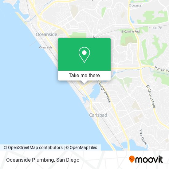 Mapa de Oceanside Plumbing