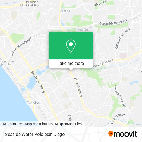 Seaside Water Polo map