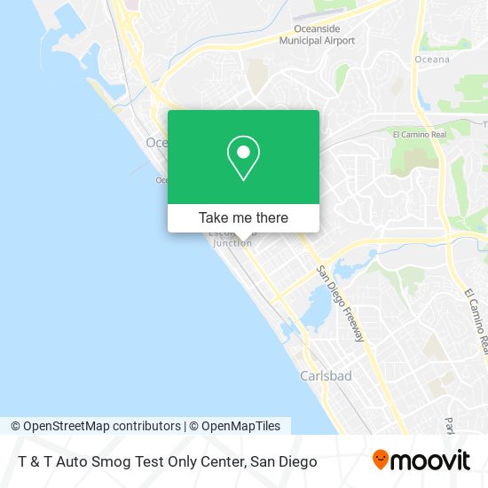 T & T Auto Smog Test Only Center map