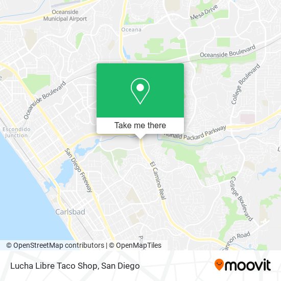 Mapa de Lucha Libre Taco Shop