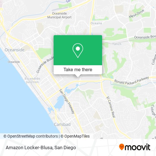 Mapa de Amazon Locker-Blusa