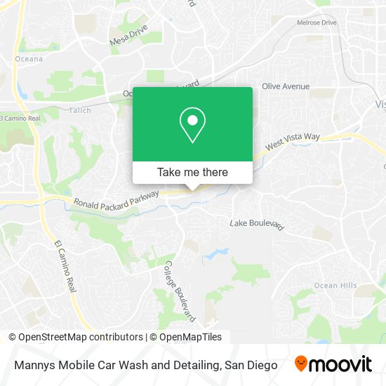 Mapa de Mannys Mobile Car Wash and Detailing