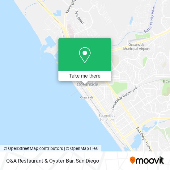 Q&A Restaurant & Oyster Bar map