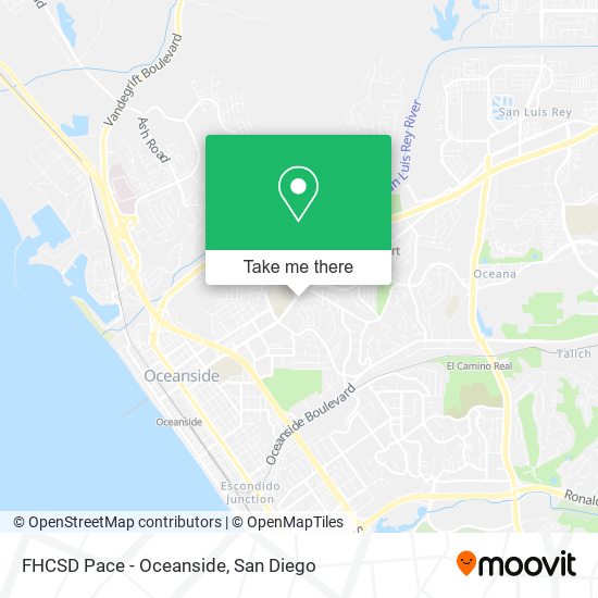 FHCSD Pace - Oceanside map