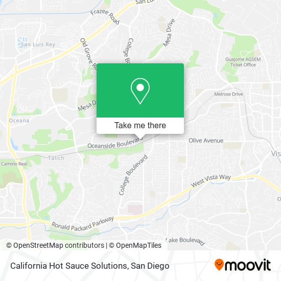 California Hot Sauce Solutions map