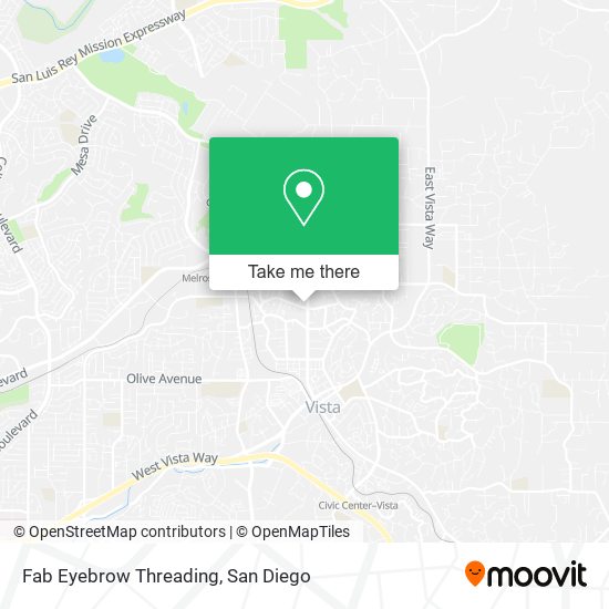 Mapa de Fab Eyebrow Threading