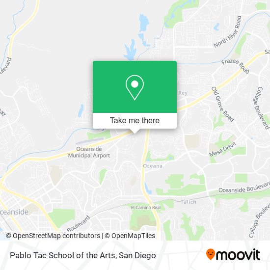 Pablo Tac School of the Arts map
