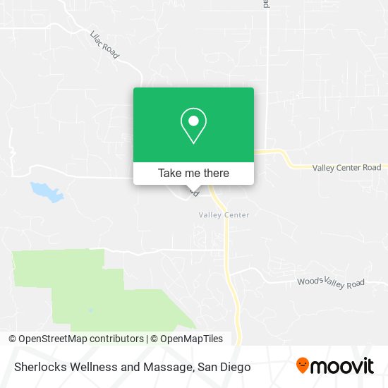 Mapa de Sherlocks Wellness and Massage