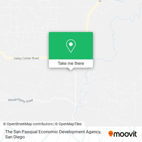 The San Pasqual Economic Development Agency map