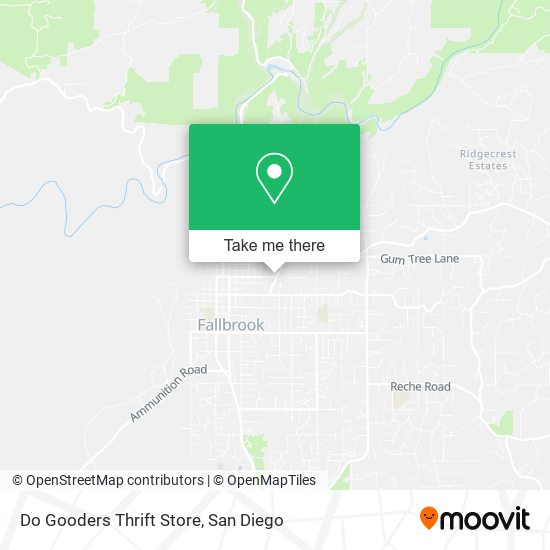 Do Gooders Thrift Store map