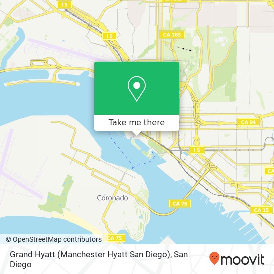 Mapa de Grand Hyatt (Manchester Hyatt San Diego)