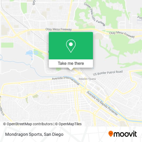 Mondragon Sports map