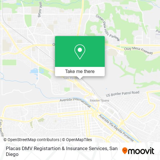 Mapa de Placas DMV Registartion & Insurance Services