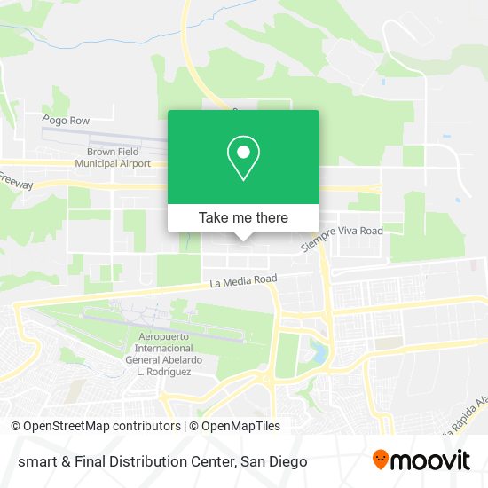 smart & Final Distribution Center map