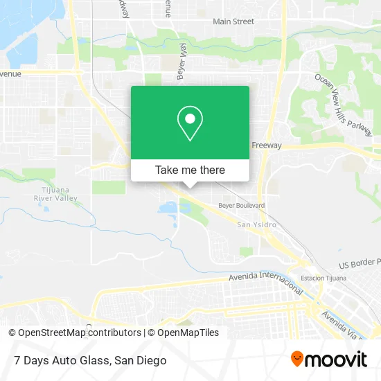 Mapa de 7 Days Auto Glass