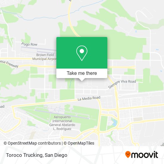 Toroco Trucking map