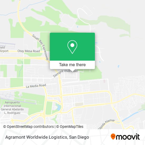 Agramont Worldwide Logistics map