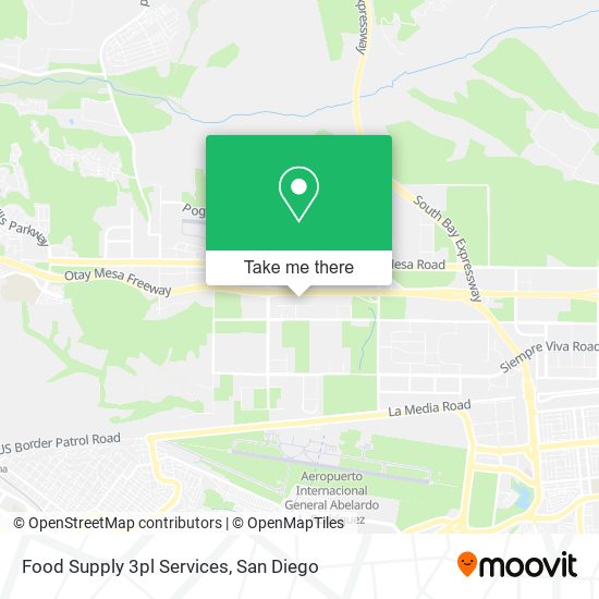 Food Supply 3pl Services map