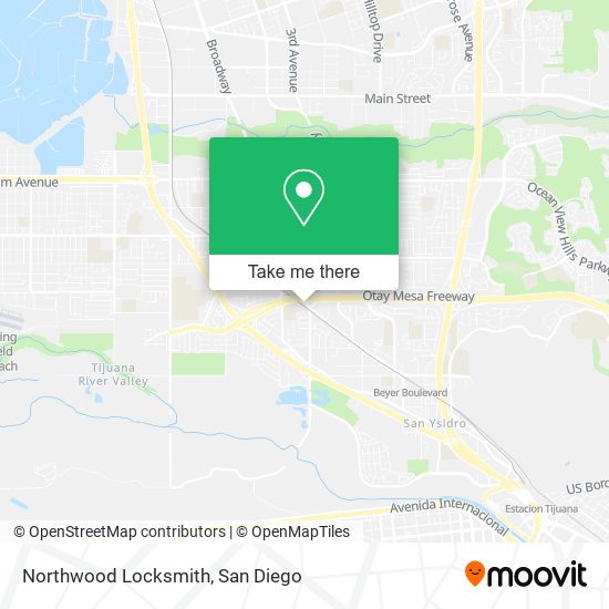 Northwood Locksmith map