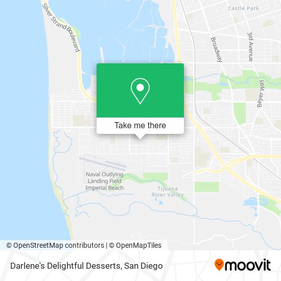 Darlene's Delightful Desserts map