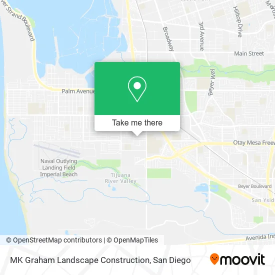 MK Graham Landscape Construction map