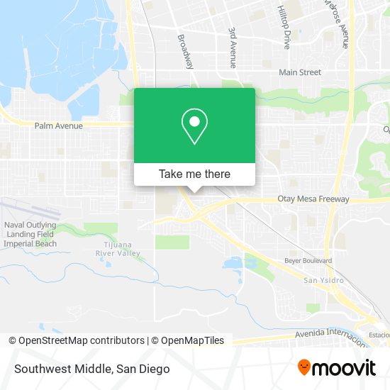 Mapa de Southwest Middle