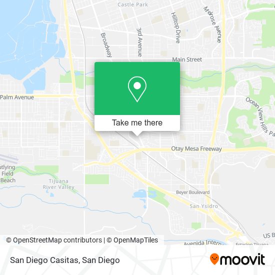 Mapa de San Diego Casitas