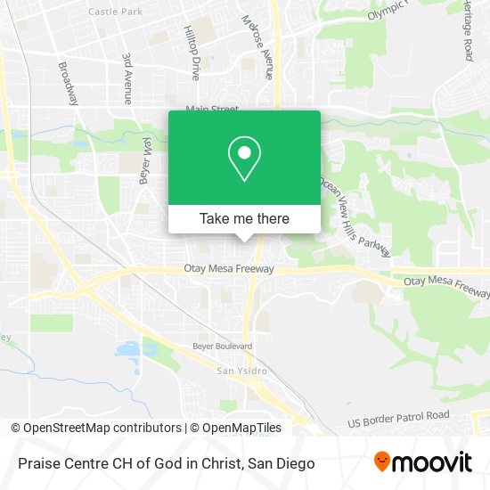 Mapa de Praise Centre CH of God in Christ