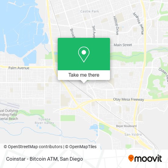 Mapa de Coinstar - Bitcoin ATM