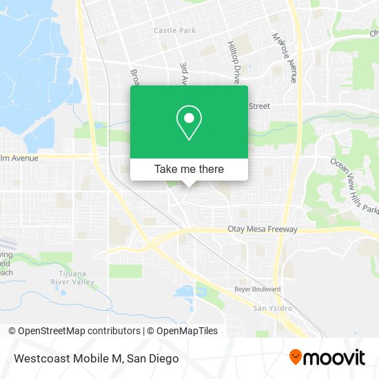 Mapa de Westcoast Mobile M