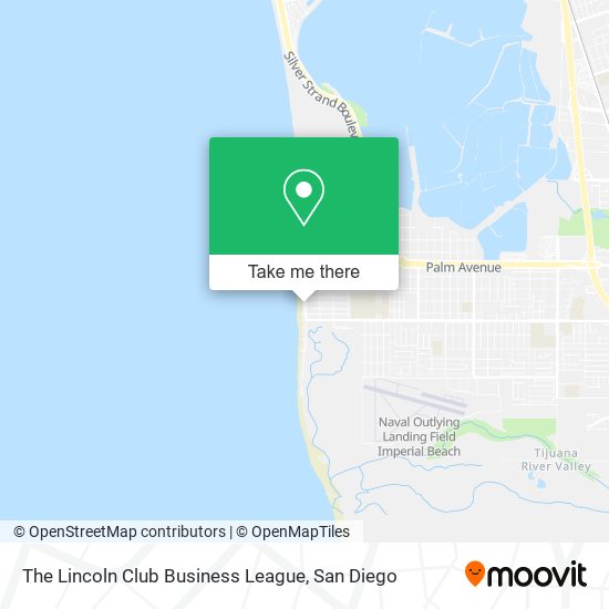 The Lincoln Club Business League map